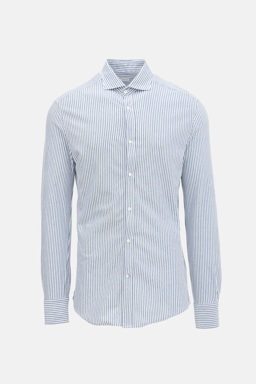 Brunello Cucinelli Striped Slim Fit Shirt