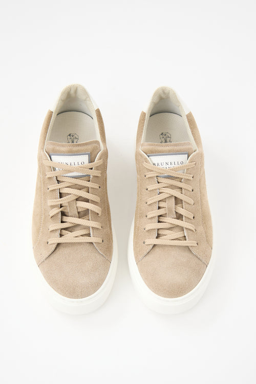 Brunello Cucinelli Suede Sneaker