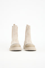 Brunello Cucinelli Suede Monili Chelsea Boot