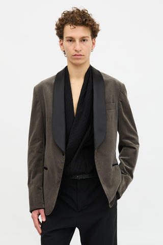 Brunello Cucinelli Velvet Tuxedo Blazer