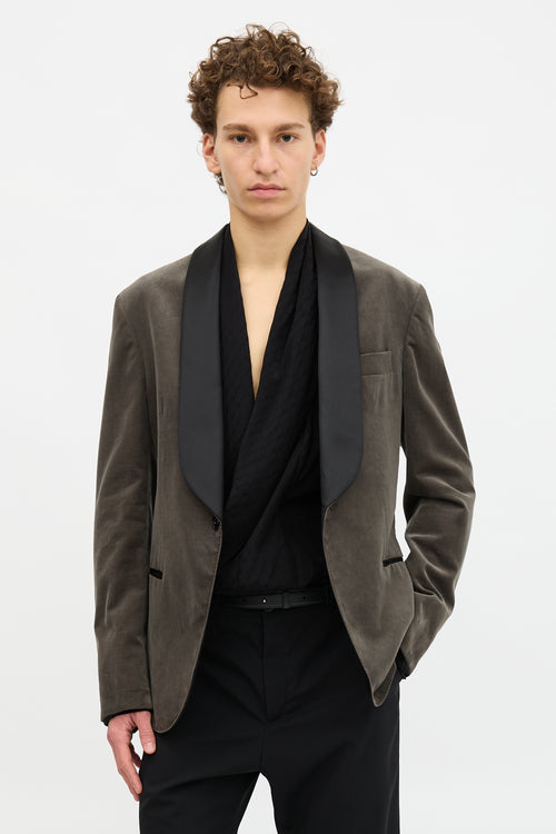 Brunello Cucinelli Velvet Tuxedo Blazer