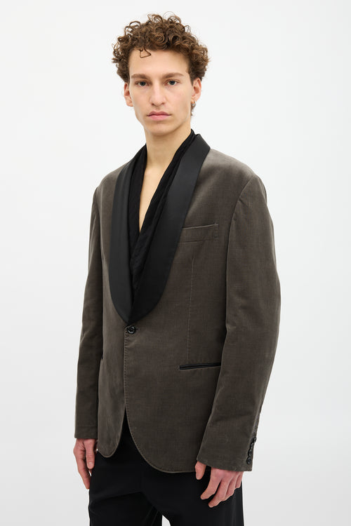 Brunello Cucinelli Velvet Tuxedo Blazer