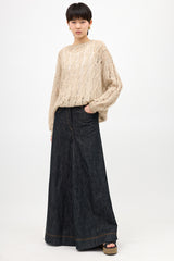 Brunello Cucinelli Wide Flared Leg Jeans
