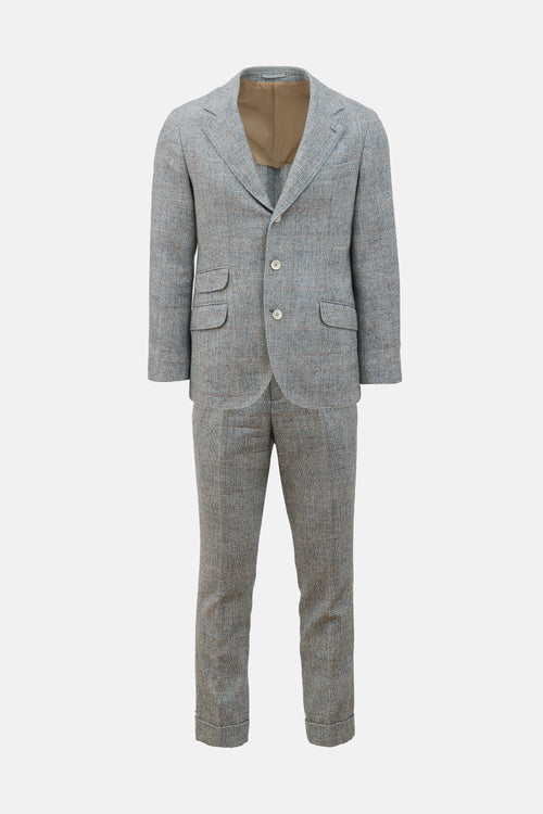 Brunello Cucinelli Wool Glen Check Suit