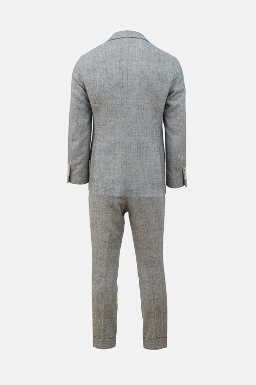 Brunello Cucinelli Wool Glen Check Suit
