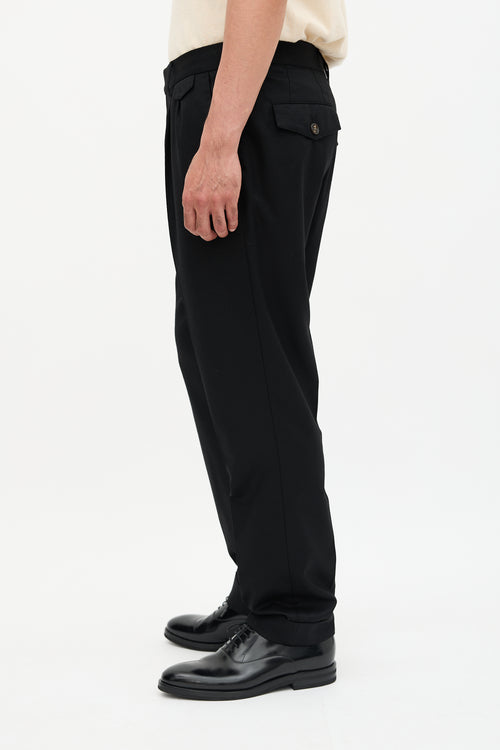 Brunello Cucinelli Wool Leisure Fit Trouser