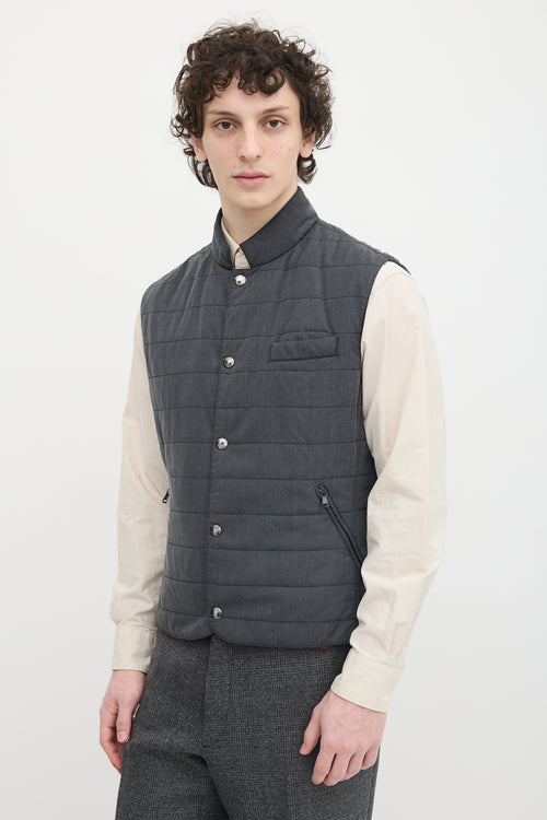 Brunello Cucinelli Wool Padded Vest