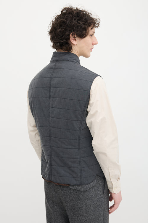 Brunello Cucinelli Wool Padded Vest