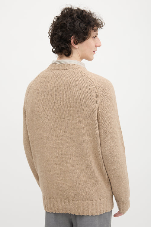 Brunello Cucinelli Wool Pocket Sweater
