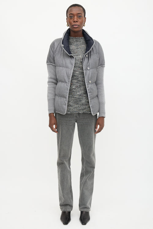 Brunello Cucinelli Wool Puffer Jacket