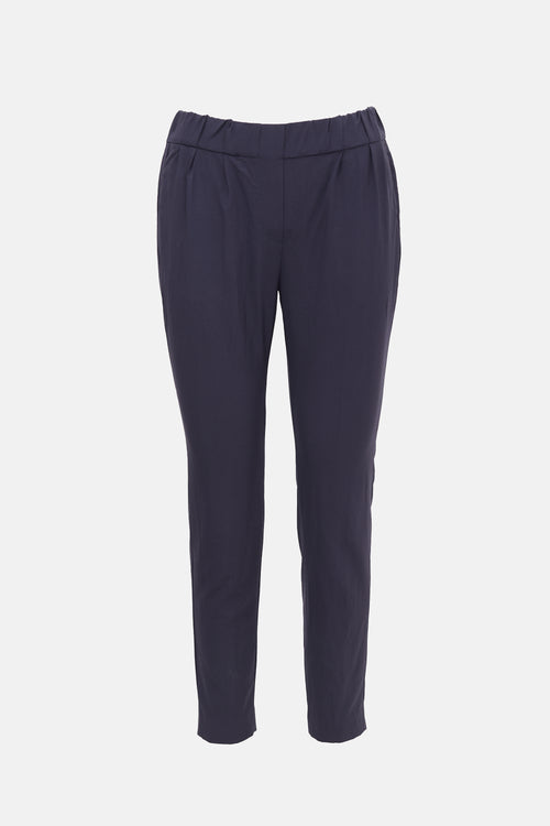 Brunello Cucinelli Wool Tapered Leg Pant