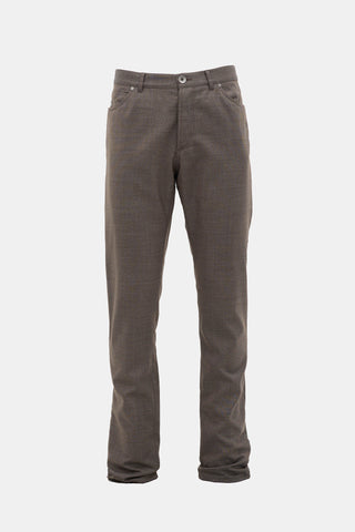 Brunello Cucinelli Wool Tapered Trouser