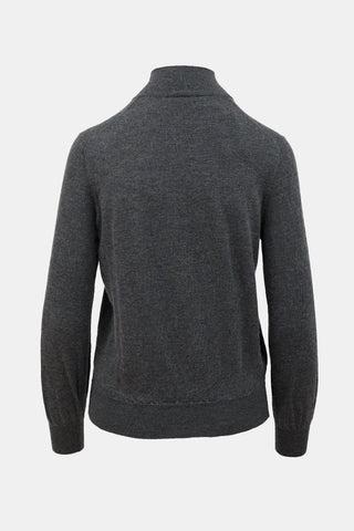 Brunello Cucinelli Wool & Cashmere Zip Cardigan