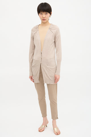 Brunello Cucinelli X Bergdorf Cashmere & Silk Cardigan