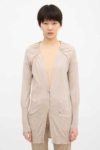 Brunello Cucinelli X Bergdorf Cashmere & Silk Cardigan