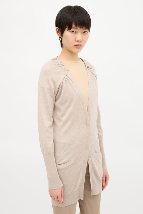 Brunello Cucinelli X Bergdorf Cashmere & Silk Cardigan