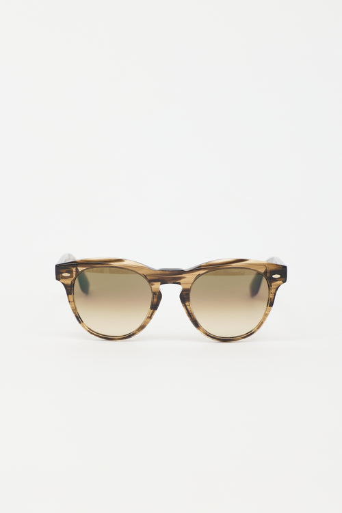 Brunello Cucinelli x Oliver Peoples Round Sunglasses