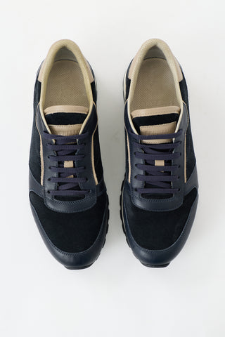 Brunello Cucinelli Suede & Leather Sneaker