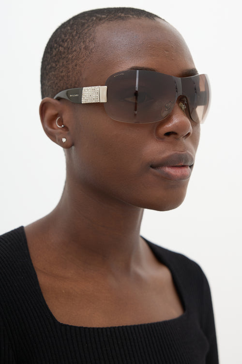 Bulgari 6030-B Crystal Sunglasses