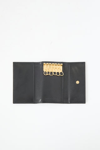 Bulgari Denim Logo Key Case