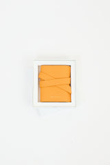 Bvlgari Orange Leather Watch Travel Case