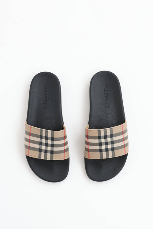 Burberry Archive Check Slide