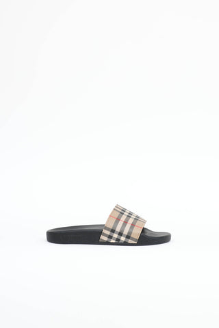 Burberry Archive Check Slide