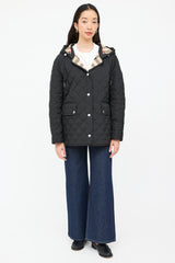 Burberry Hooded Quilted Padded Jacket