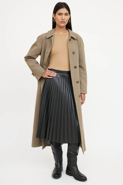 Burberry Balmacaan Raglan Coat