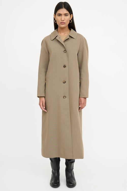 Burberry Balmacaan Raglan Coat