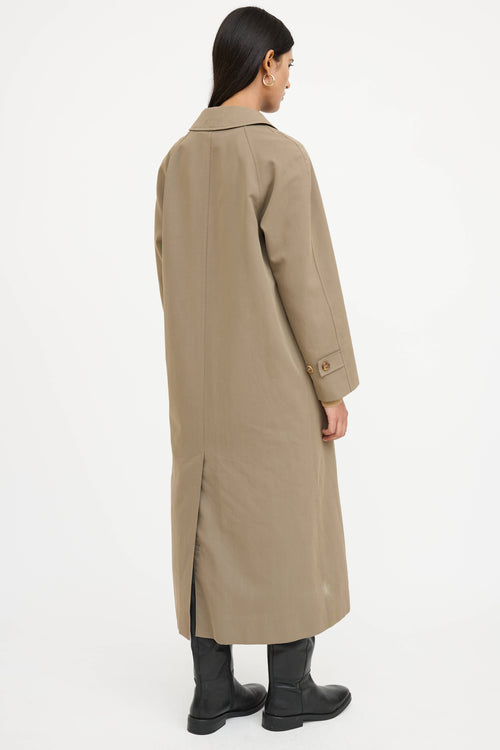 Burberry Balmacaan Raglan Coat