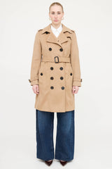 Burberry Cashmere Sandringham Trench  Coat