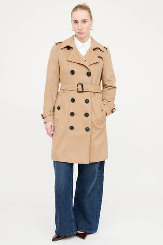 Burberry Cashmere Sandringham Trench  Coat