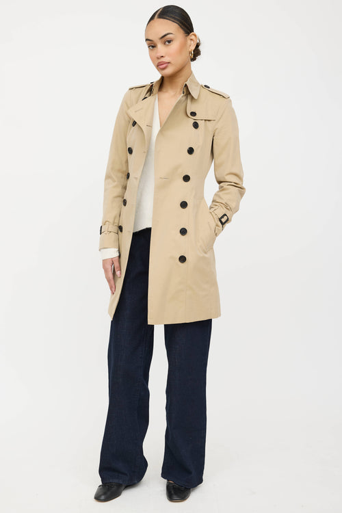 Burberry Double Breasted Trench Coat