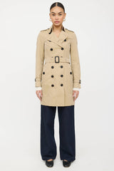 Burberry Double Breasted Trench Coat