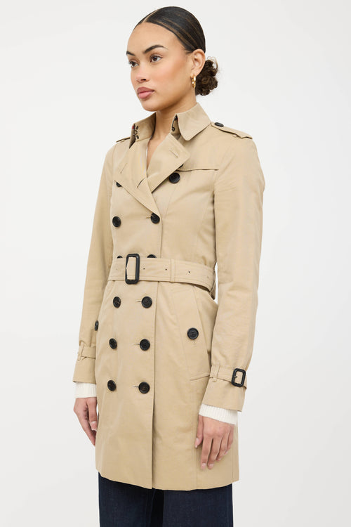Burberry Double Breasted Trench Coat