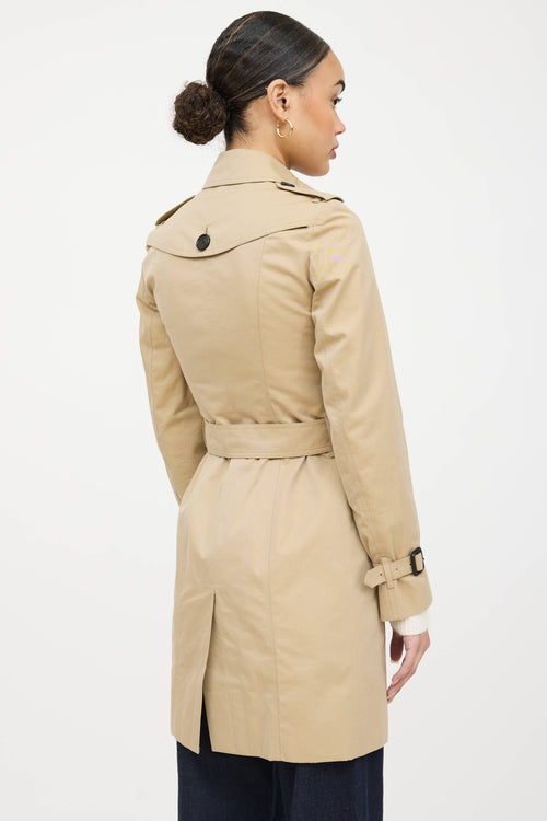 Burberry Double Breasted Trench Coat