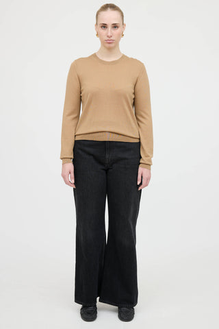 Burberry Wool Check Patch Sweater