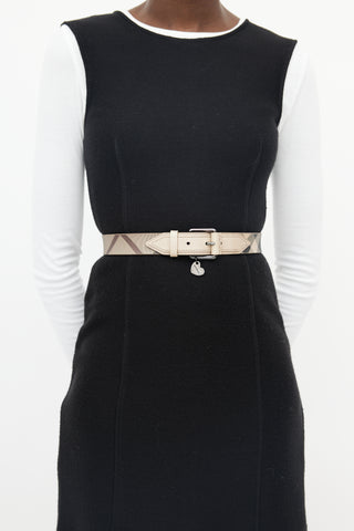 Louis Vuitton // Black Reversible Damier Graphite Belt – VSP Consignment