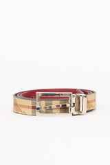 Burberry Haymarket Check Belt