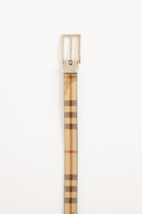 Burberry Haymarket Check Belt
