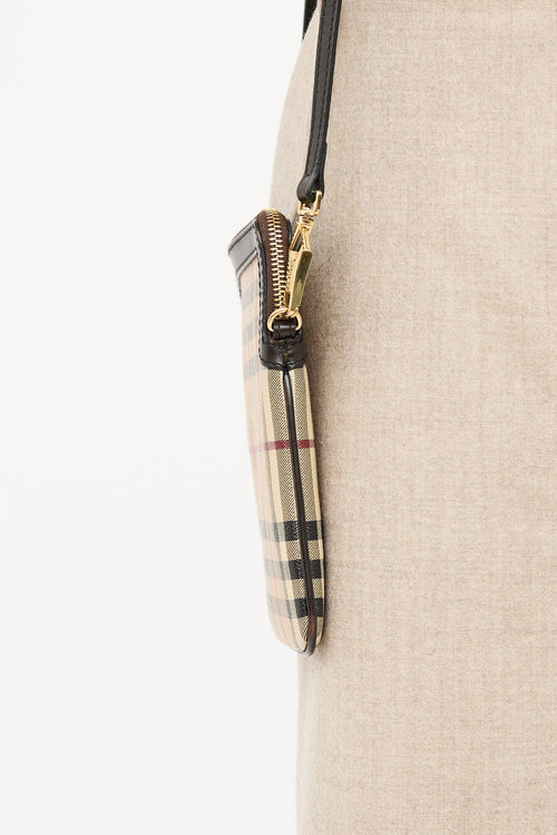 Burberry Beige & Multicolour Haymarket Flat Check Canterbury Bag