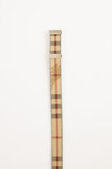 Burberry Haymarket Check Belt
