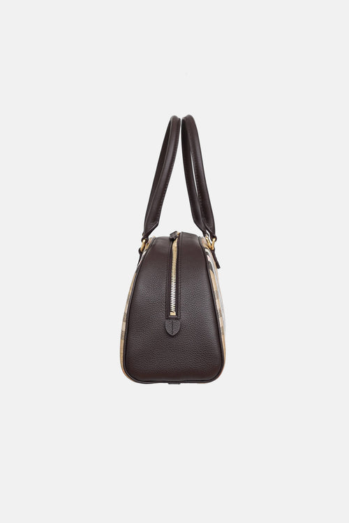 Burberry Highlands Coated Jacquard Tote Bag