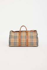 Burberry Haymarket Check Duffle Bag