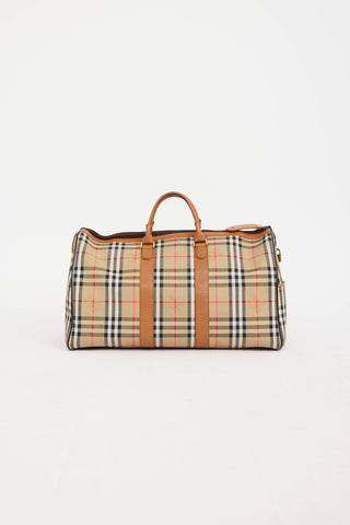 Burberry Haymarket Check Duffle Bag