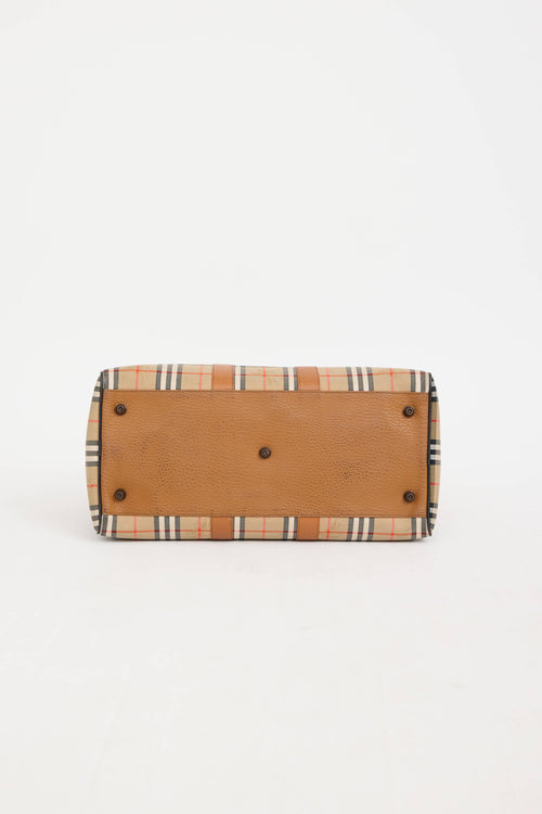 Burberry Haymarket Check Duffle Bag