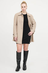 BurberryWool Button Jacket