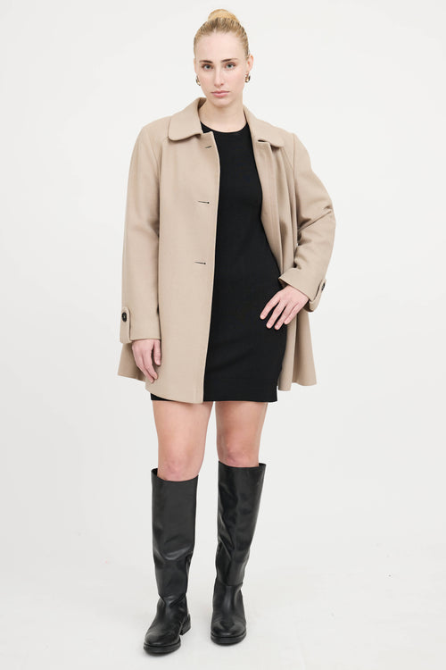 BurberryWool Button Jacket