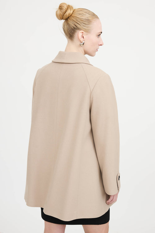 BurberryWool Button Jacket